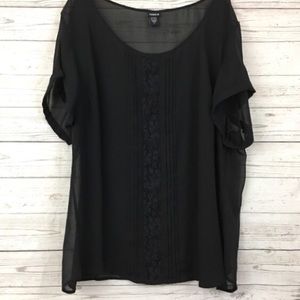 Torrid Pleated Front Top